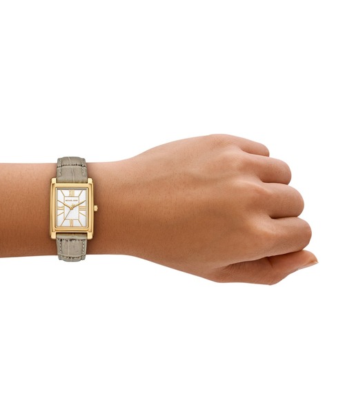 【希少品　美品　新品電池】2986 MICHAEL KORS レディース腕時計 マイケルコース 時計 レディース ランウェイ MK2844 モノトーン