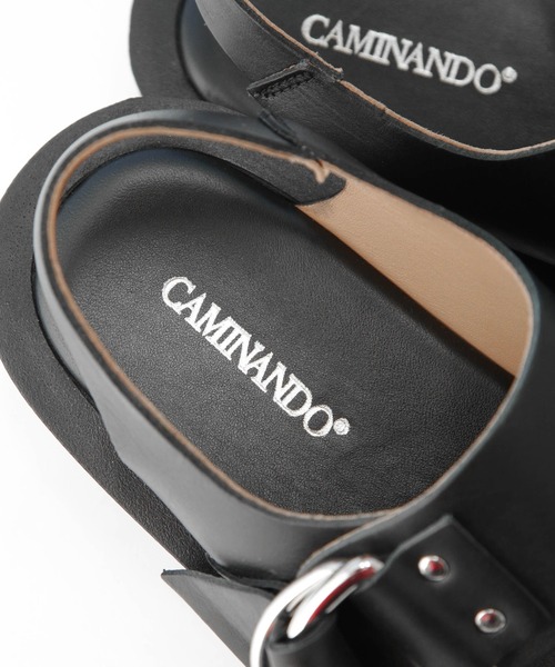 「CAMINANDO」 フラットサンダル 37 ベージュ系その他 レディース_画像7