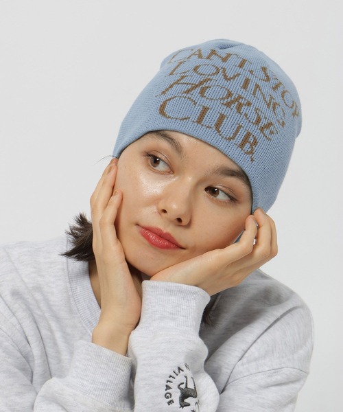 【新品】hugyourskin ニット帽 ビーニー coyseio 森ガール帽子 niko and…（ニコアンド） キャップ 帽子 「NASU FARM VILLAGE