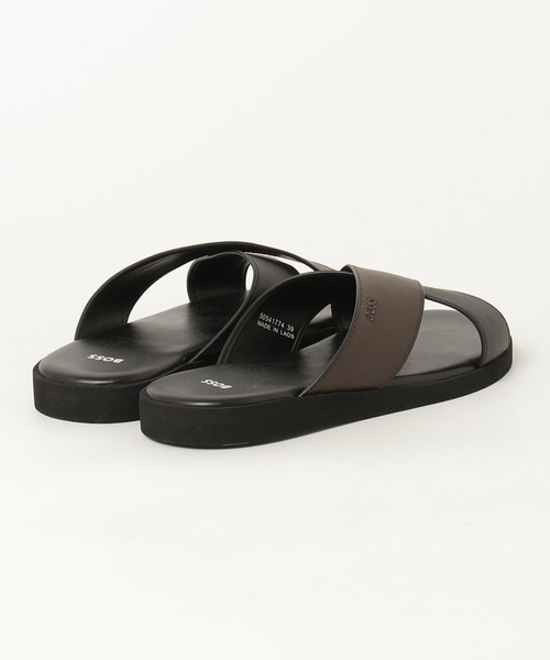 BOSS（HUGO BOSS） サンダル フェイクレザー スライドサンダル