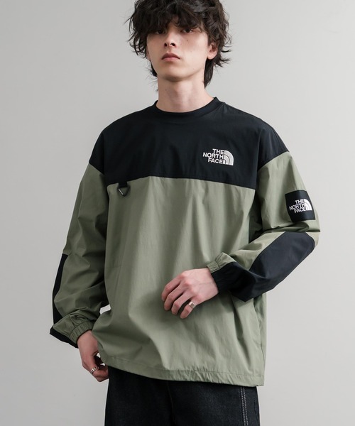 ノースフェイスのT THE NORTH FACE Square Logo Full Zip ホワイト （ザ・ノース