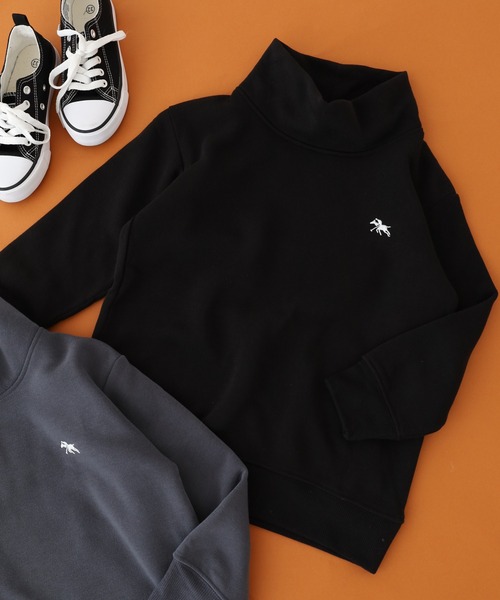 トレーナー POLOCHAMPS 裏起毛ハイネックトレーナー ポロチャンプス