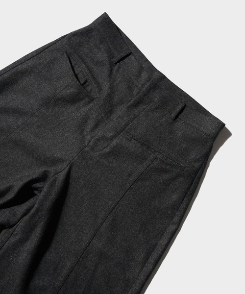 【完売品】 Camphor wood 1タックスーパーバギーツイードスラックス 1tuck super baggy tweed slacks / 1タックスーパーバギーツイード