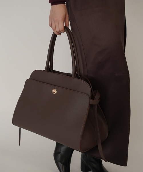 ハンドバッグ ベルテッド ボストン バッグ KINO THE KEIの画像