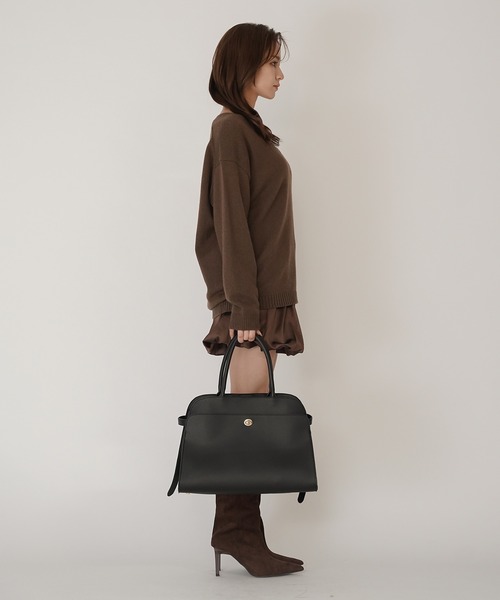 ベルテッド ボストン バッグ KINO THE KEI KINO THE KEI ハンドバッグ ベルテッド ボストン バッグ : ZOZOTOWN