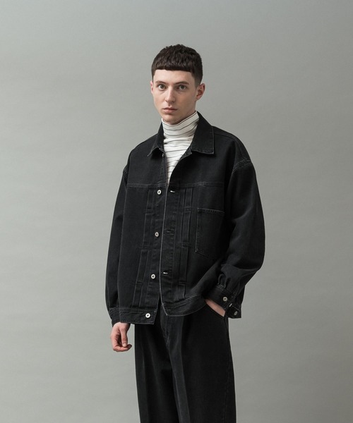 「SLICK」 デニムジャケット 2 インディゴブルー メンズ_画像2