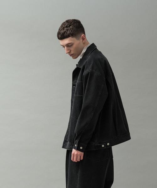 「SLICK」 デニムジャケット 2 インディゴブルー メンズ_画像4