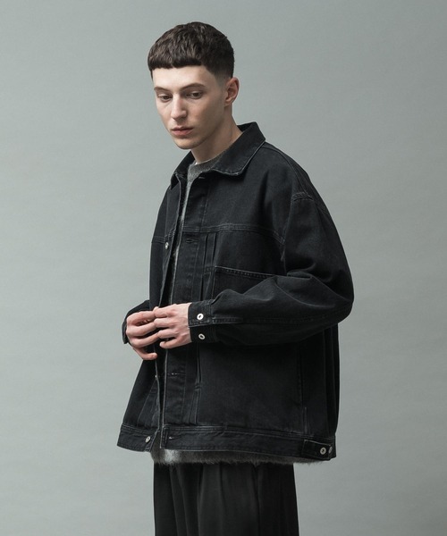 「SLICK」 デニムジャケット 2 インディゴブルー メンズ_画像9