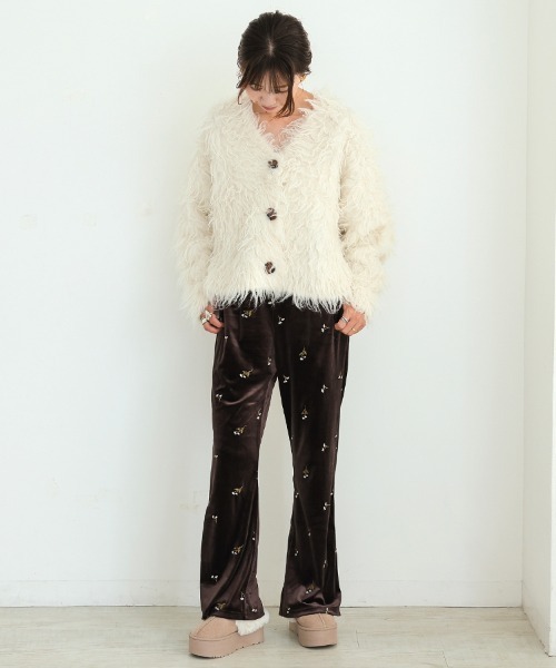 DONOBAN（ドノバン） カーディガン フラッフィーカーディガン