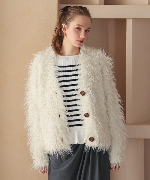 DONOBAN（ドノバン） カーディガン フラッフィーカーディガン