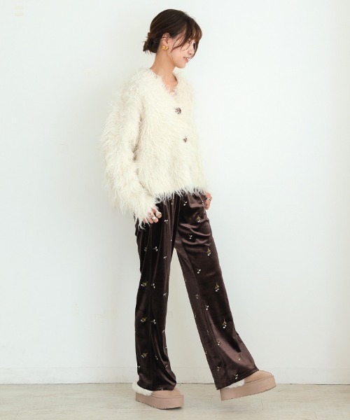 DONOBAN（ドノバン） カーディガン フラッフィーカーディガン