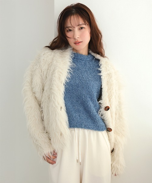 DONOBAN（ドノバン） カーディガン フラッフィーカーディガン