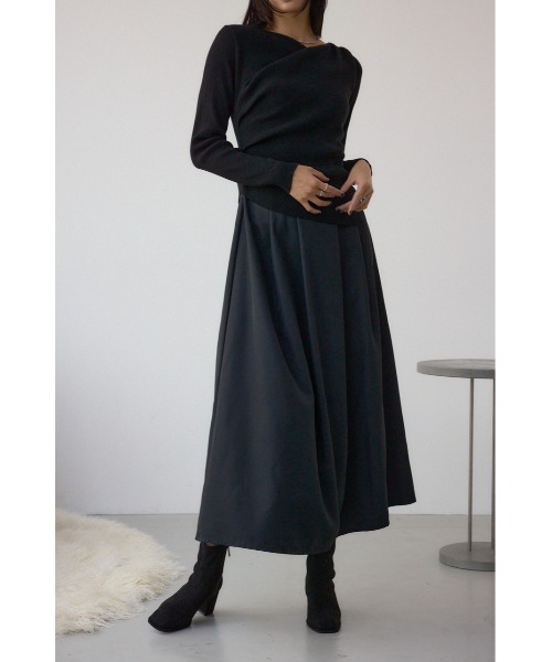 AZUL BY MOUSSY（アズールバイマウジー） ワンピース 布帛ドッキング