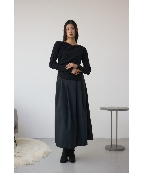 AZUL BY MOUSSY（アズールバイマウジー） ワンピース 布帛ドッキング