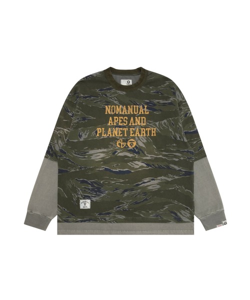 A BATHING APE エイプ ロングスリーブTシャツ　Mサイズ A BATHING APE エイプ 長袖 ロンt sizeS A BATHING APE エイプ ロング