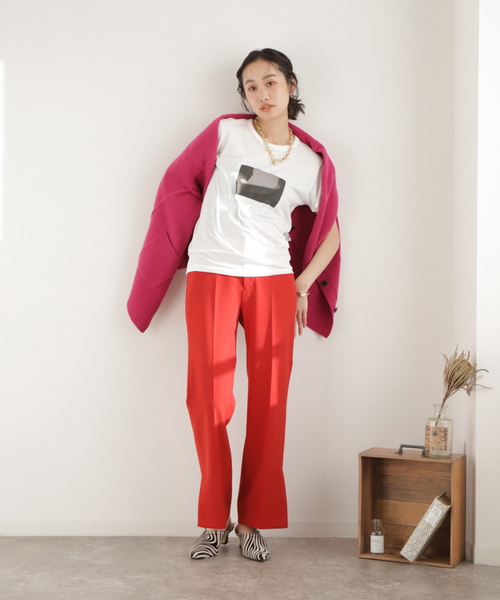 「EDIT. FOR LULU」 半袖Tシャツ - ホワイト レディース_画像8