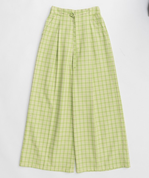 MAISON SPECIAL（メゾンスペシャル） ワイドパンツ パンツ Check Wide