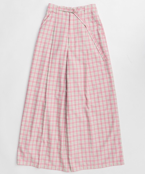 MAISON SPECIAL（メゾンスペシャル） パンツ Check Wide Pants
