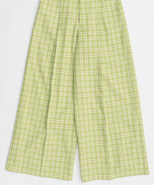 MAISON SPECIAL（メゾンスペシャル） パンツ Check Wide Pants