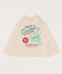 tシャツ 袖リブプリントロンT キッズ 子供服...の詳細画像2
