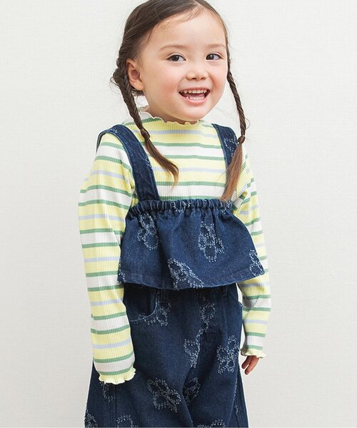 agnes b.（アニエスベー） ベスト キッズ ”b.”ロゴ ジレ キッズ 子供服