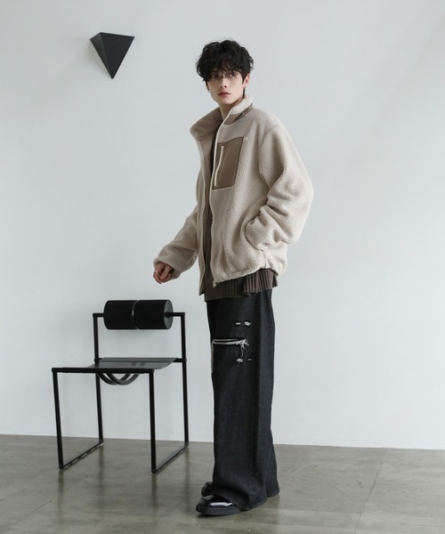 「ASTRONOMY」 ブルゾン S チャコール メンズ_画像7