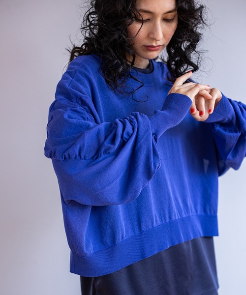 「OSMOSIS」 「loaf」ニットカーディガン ONE SIZE ブラック レディース_画像5