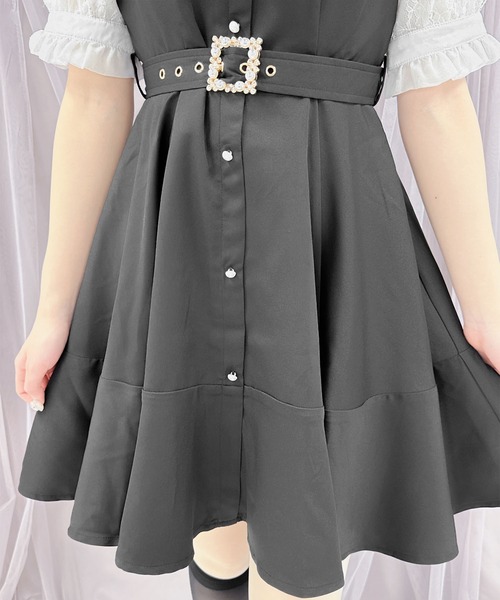 「ROJITA」 長袖ワンピース FREE ベージュ レディース_画像2