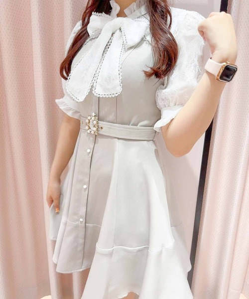 「ROJITA」 長袖ワンピース FREE ベージュ レディース_画像7