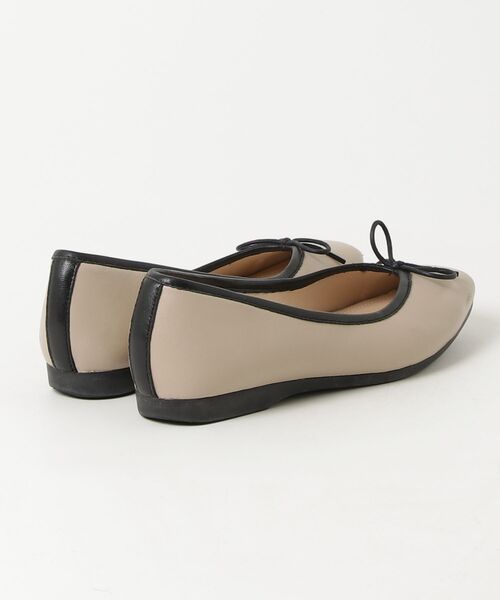 「cava cava」 バレエシューズ 23.5cm ライトグレー レディース_画像2