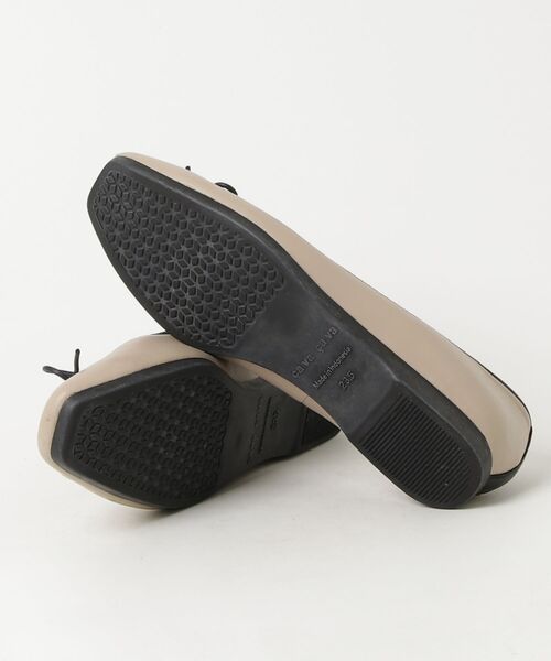 「cava cava」 バレエシューズ 23.5cm ライトグレー レディース_画像3