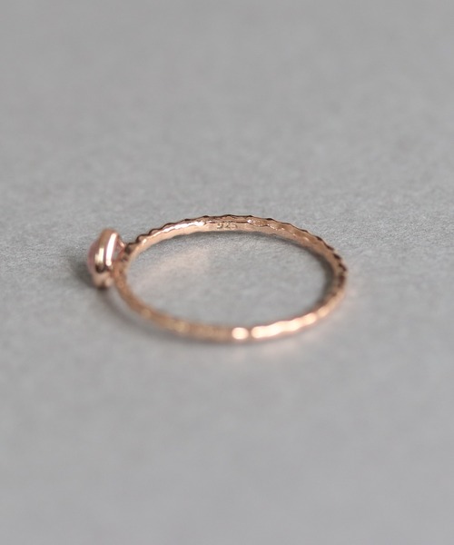 「NOIR DE POUPEE」 リング #12 ピンクゴールド レディース_画像8