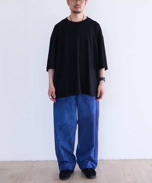 パンツ NEZU YO-HINTEN AGED UNEVEN DYE ワークパンツ (100806) メンズの画像