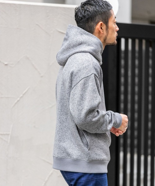 「URBAN RESEARCH ROSSO MEN」 プルオーバーパーカー LARGE グレー メンズ_画像4