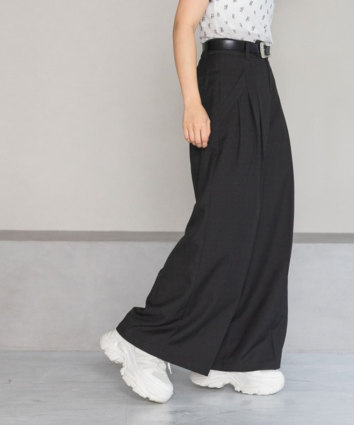 「PAGEBOY」 スラックス SMALL ブラウン レディース_画像4