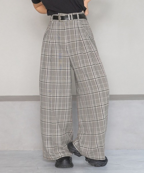 「PAGEBOY」 スラックス SMALL ブラウン レディース_画像5