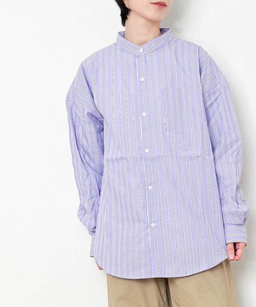 「Anytime Songs」 「HALHAM」長袖シャツ X-LARGE イエロー メンズ_画像6