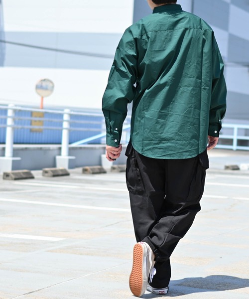 「Anytime Songs」 「HALHAM」長袖シャツ X-LARGE イエロー メンズ_画像9