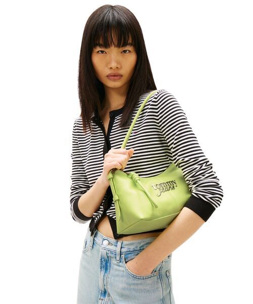 （美品）トミージーンズ ビックロゴ ミニショルダーバック TOMMY JEANS（トミー・ジーンズ） ショルダーバッグ バッグ