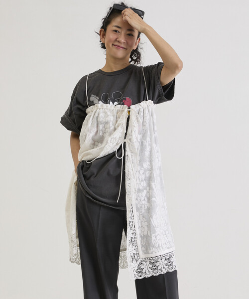 Freada（フリーダ） ワンピース 2WAY レース キャミドレス ＆ レース