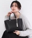 トートバッグ 「軽量/2WAY」バイカラーミド...の詳細画像5