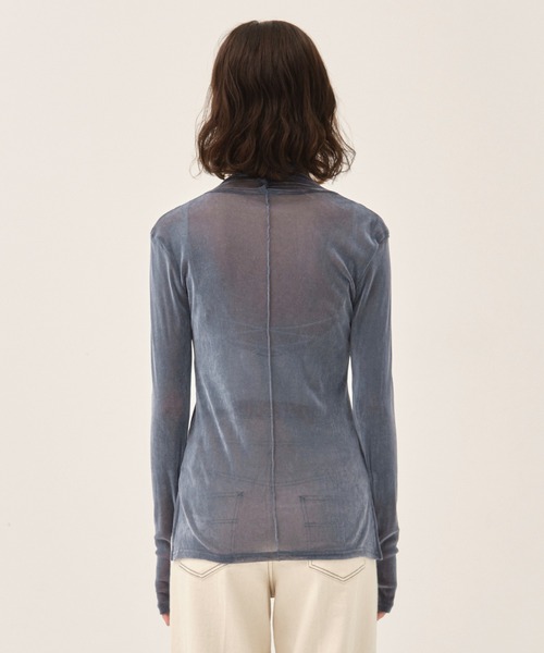 「PUBLIC TOKYO」 長袖カットソー FREE サックスブルー レディース