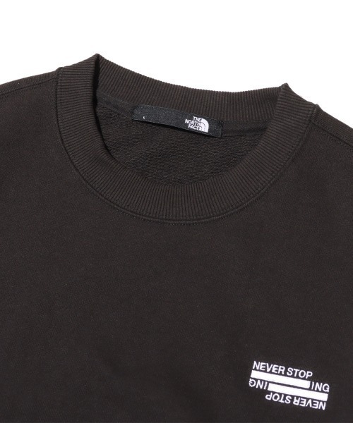 「THE NORTH FACE」 スウェットカットソー S ベージュ メンズ