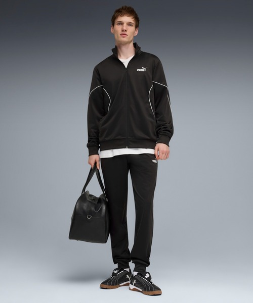 PUMA（プーマ） ジャージ メンズ ポリ パイピング スーツ 上下セット