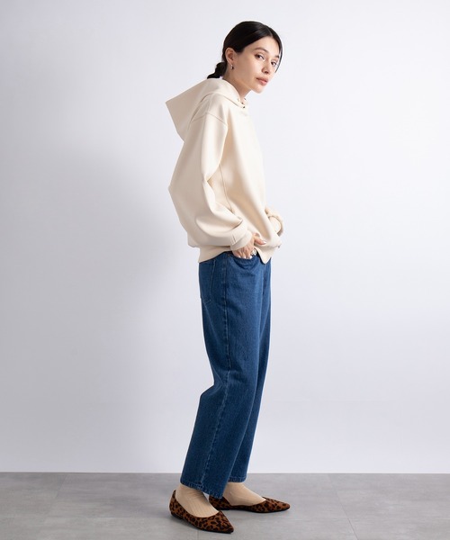 「SETUP7」 「maison breeze」デニムパンツ S ネイビー レディース_画像3