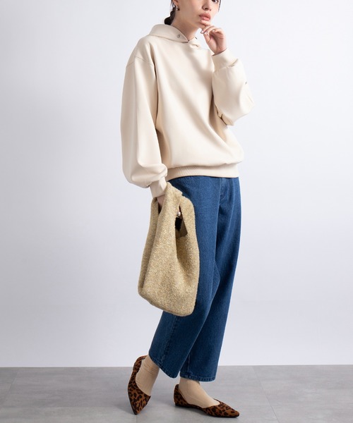 「SETUP7」 「maison breeze」デニムパンツ S ネイビー レディース_画像5
