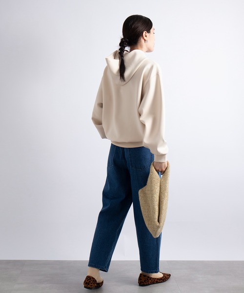 「SETUP7」 「maison breeze」デニムパンツ S ネイビー レディース_画像6