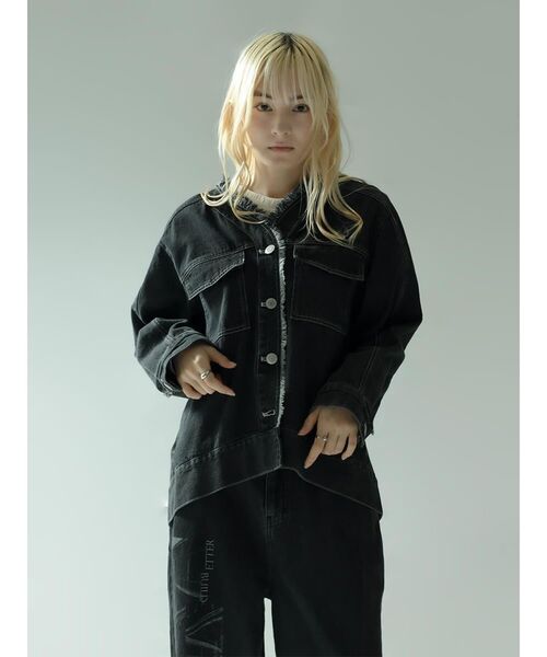 デニムジャケット gジャン GRAPHIC DENIM JACKET レディース
