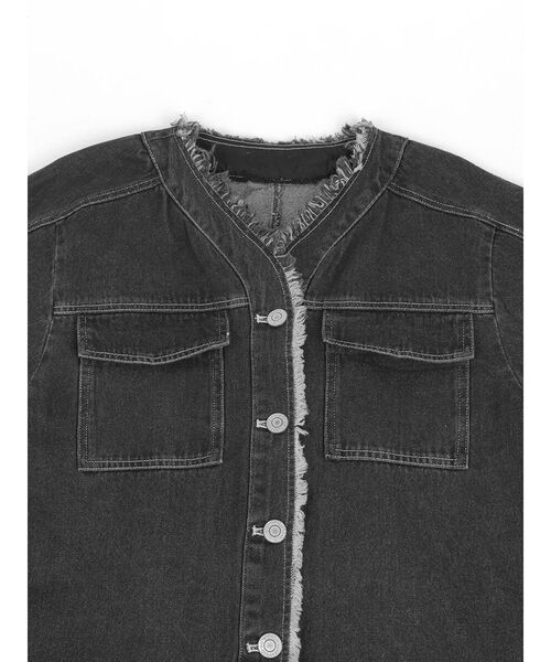 デニムジャケット gジャン GRAPHIC DENIM JACKET レディース