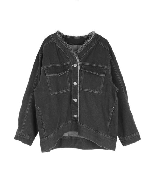 デニムジャケット gジャン GRAPHIC DENIM JACKET レディース